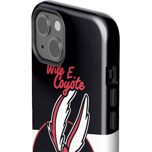 Looney Tunes Retro Wile E Coyote iPhone 15 Impact Case